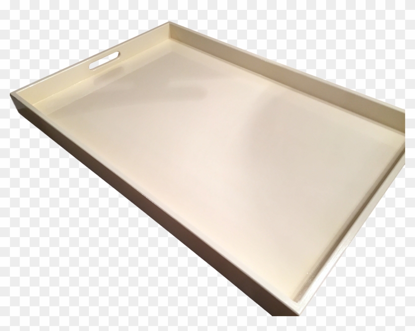 Cream Large Ottoman Tray - Ceiling Clipart