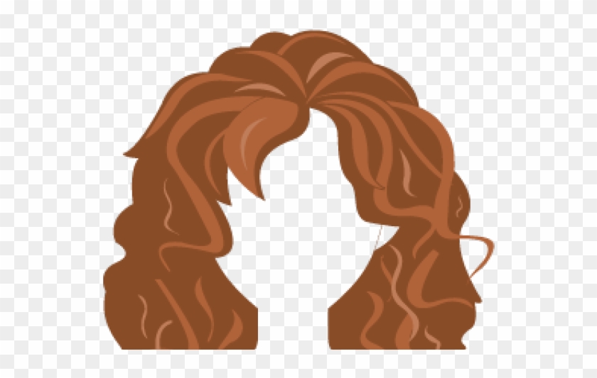 Brown Hair Clipart Girl's - Illustration - Png Download