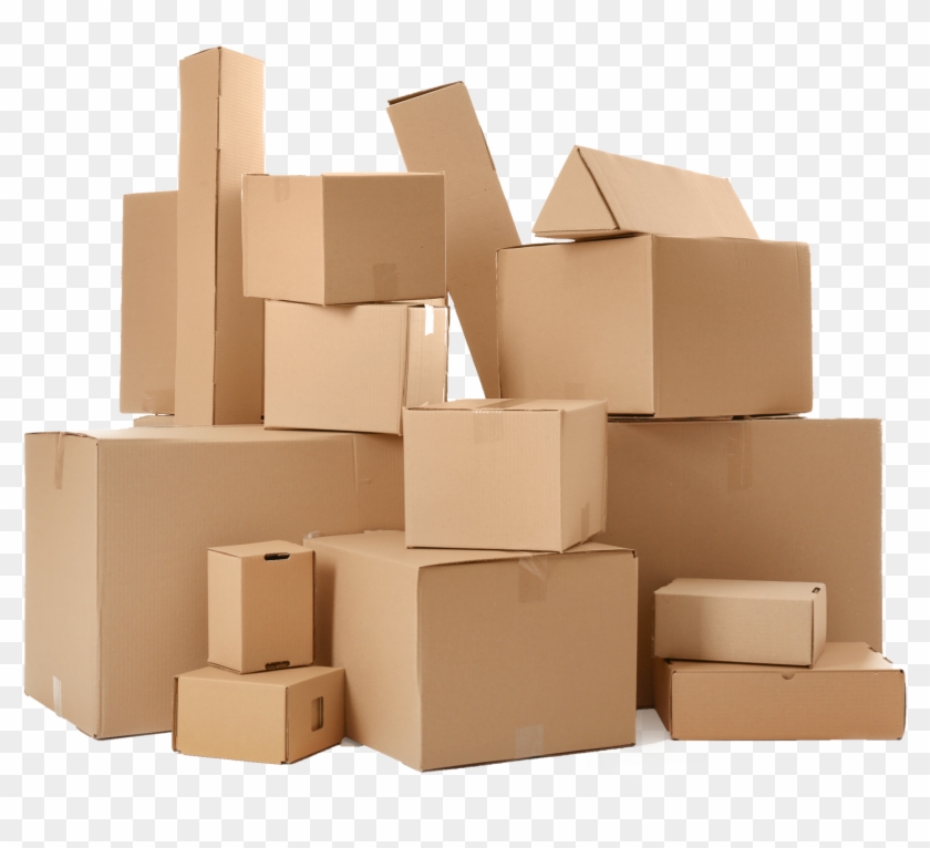Artboard - Pile Of Cardboard Boxes Clipart