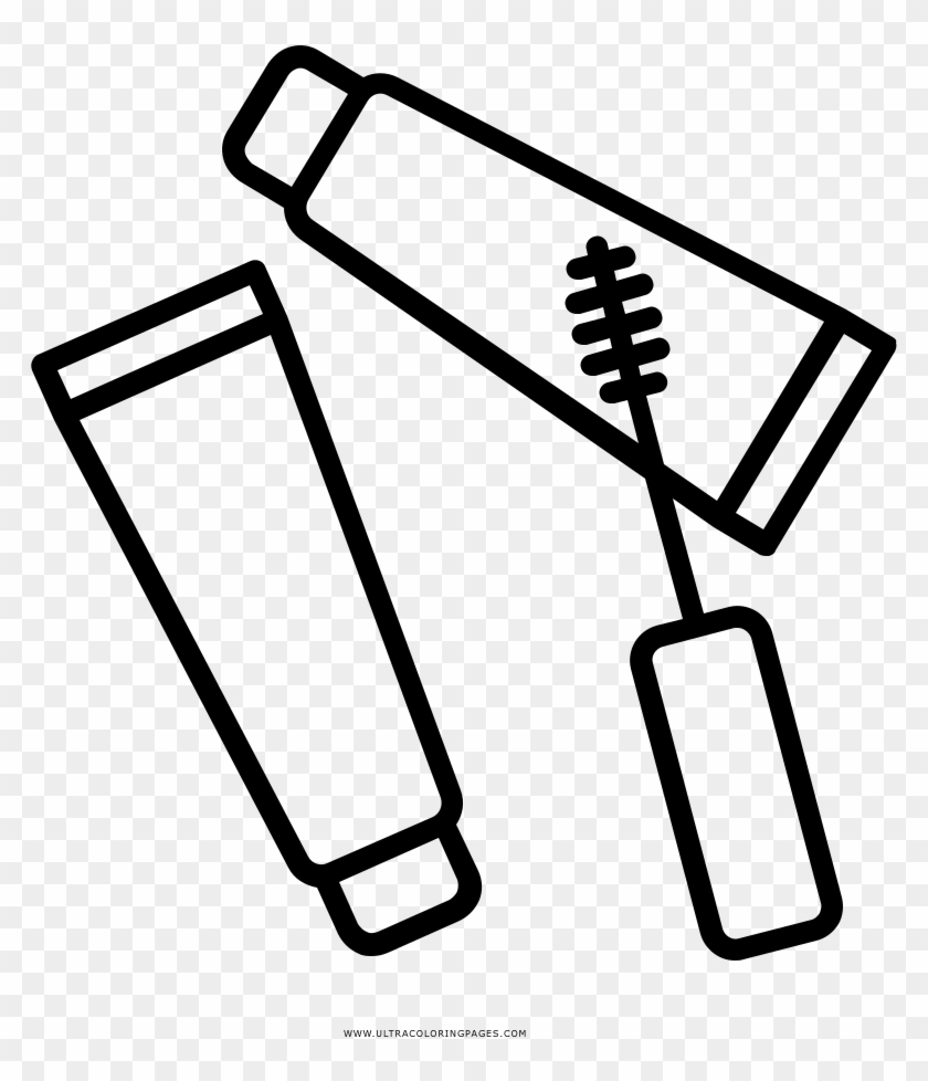 Maquiagem Coloring Page - Maquillaje Para Colorear Clipart