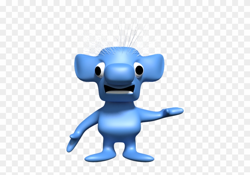 Cartoon Funny Character 3d Render 3d Model - Cartoon Clipart #3718283