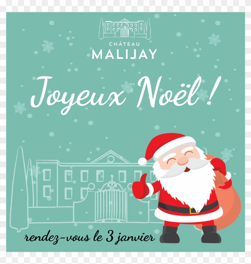 Joyeux-noel - Santa Claus Clipart #3718780