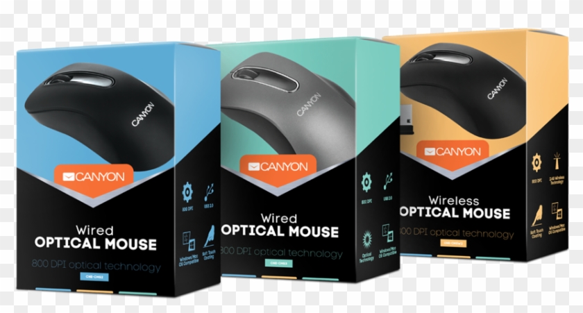 Canyon Accessories New Package Mice - Canyon Brand Clipart #3718840