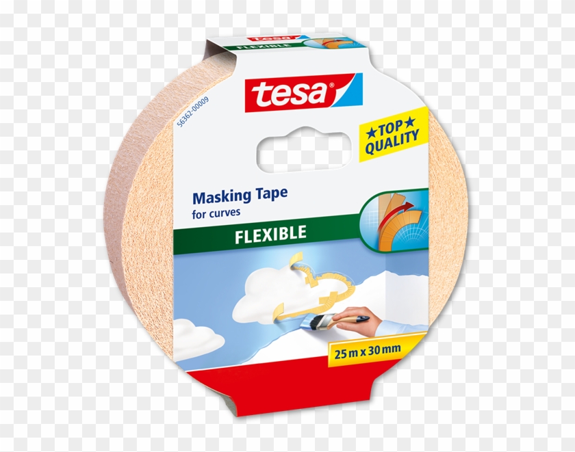 Cinta Adhesiva Flexible 30 Mm - Tesa Schilderstape Clipart