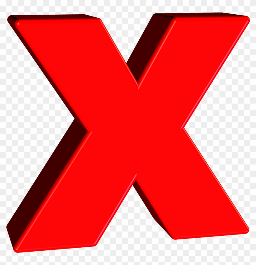 Alphabet Letter Character 3d Font 1181087 - Cross Clipart