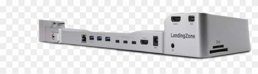 Lz Mbptouch Rearport Angle - Dock Station Apple Macbook Pro Clipart