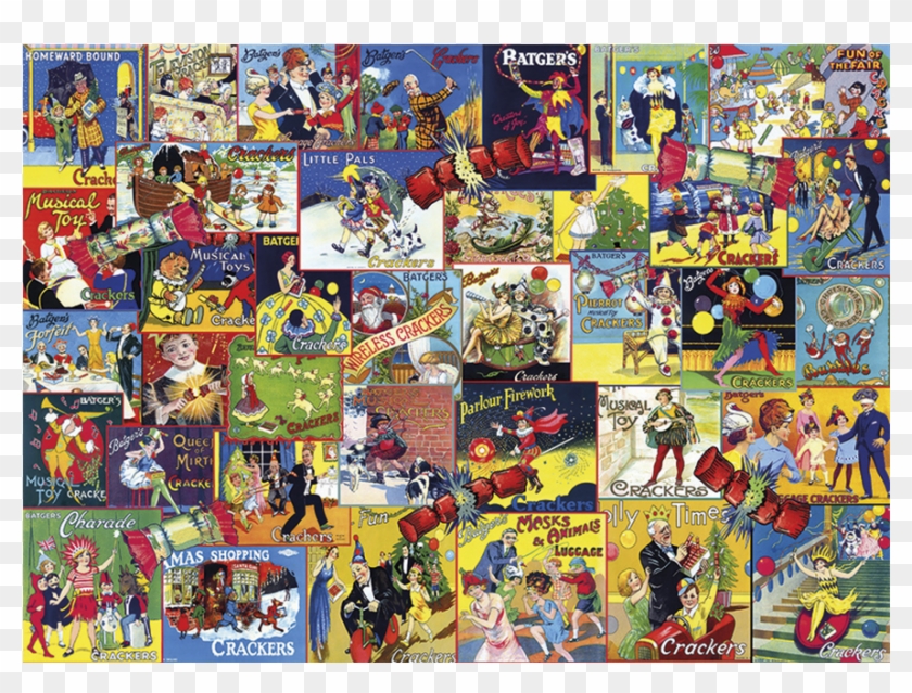 Christmas Crackers Jigsaw Puzzle - Jigsaw Puzzle Clipart