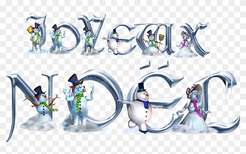 Joyeux Noel Chrome - Joyeux Noel Ecriture Png Clipart #3719306