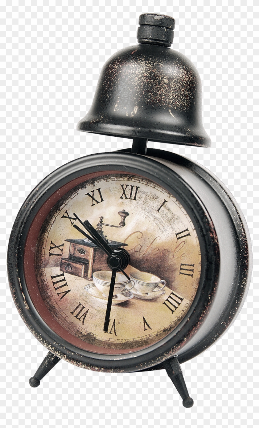 Pintado A Mano De Un Antiguo Reloj Despertador Png - Horloge Bonne Année 2019 Gif Animé Gratuit Clipart #3719892