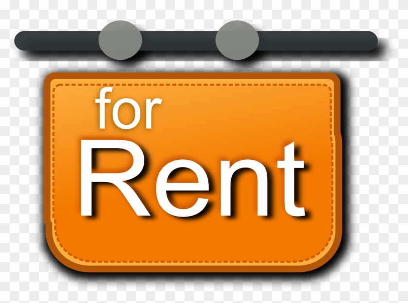 For Rent Sign Rental Signboard Png Image - Rent Out Clipart #3720063