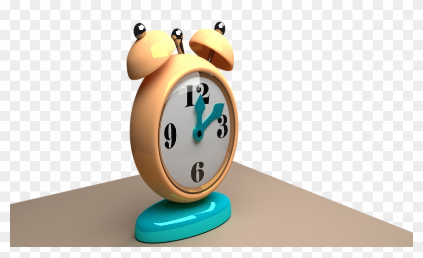 Reloj Reloj Despertador Tiempo Alarma Horas - Cartoon Clipart