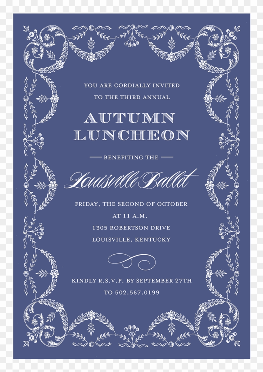 Navy And Burgundy Wedding Invitations Clipart - Christmas Card - Png Download