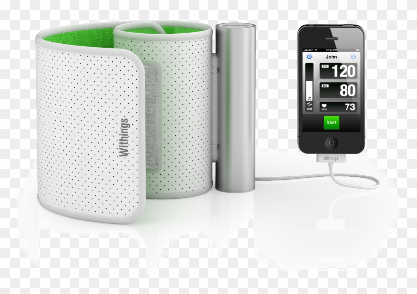 A Blood Pressure Cuff Is The Latest In Medical Attachments - Apple Blood Pressure Cuff Clipart #3721181