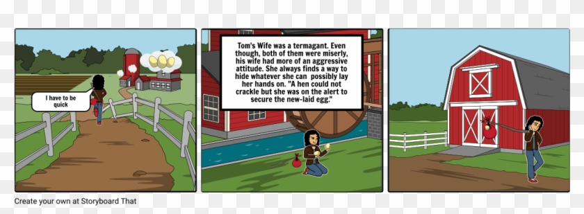Tom's Stingy Wife - Animal Farm This Is War Clipart