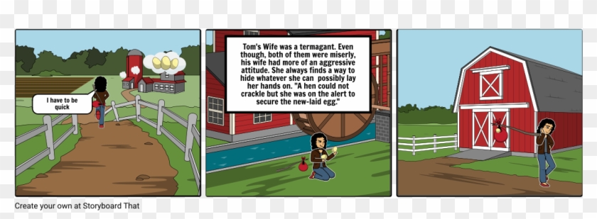Tom's Stingy Wife - Animal Farm This Is War Clipart #3721382