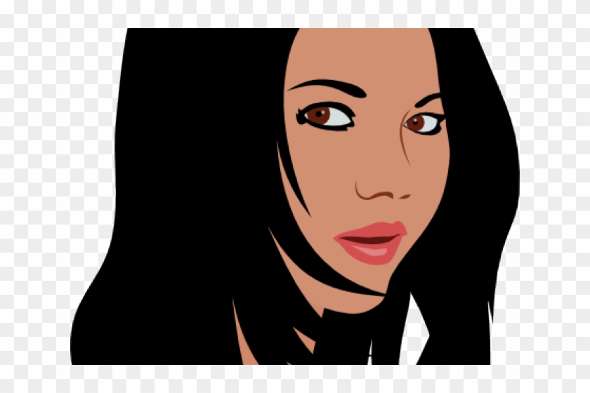 Dark Hair Clipart African American Hair - Dark Hair Clipart - Png Download #3721846