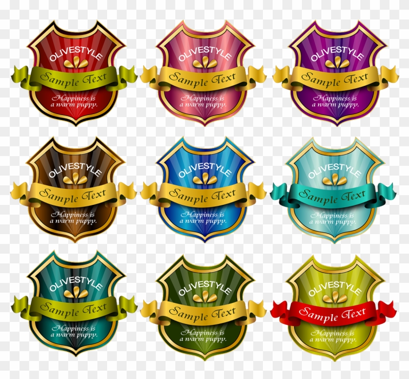 Download Original - Free Vector Labels Clipart #3721881