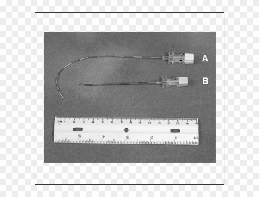 A 15 Cm, 20 Gauge, Curved-blunt Nerve Block Needle - 20 Gauge Introducer Needle Clipart