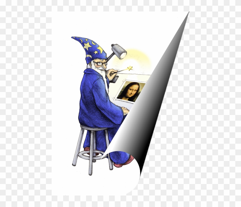 The Script Applies The Effect On The Lower Right Corner, - Imagemagick Clipart