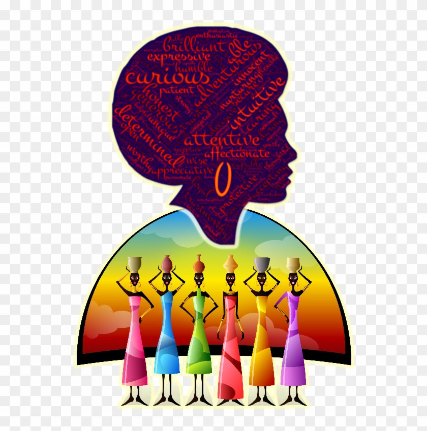 African American Woman - Message A L Occasion De La Journée Clipart #3722037