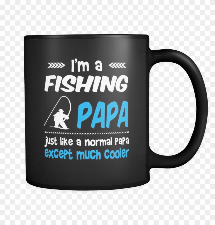 I Am A Fishing Just Like A Normal Except Much Cooler - Developer Coffee Mugs Clipart #3722097