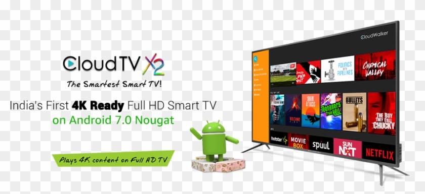 4k Ready Smart Tv - Online Advertising Clipart