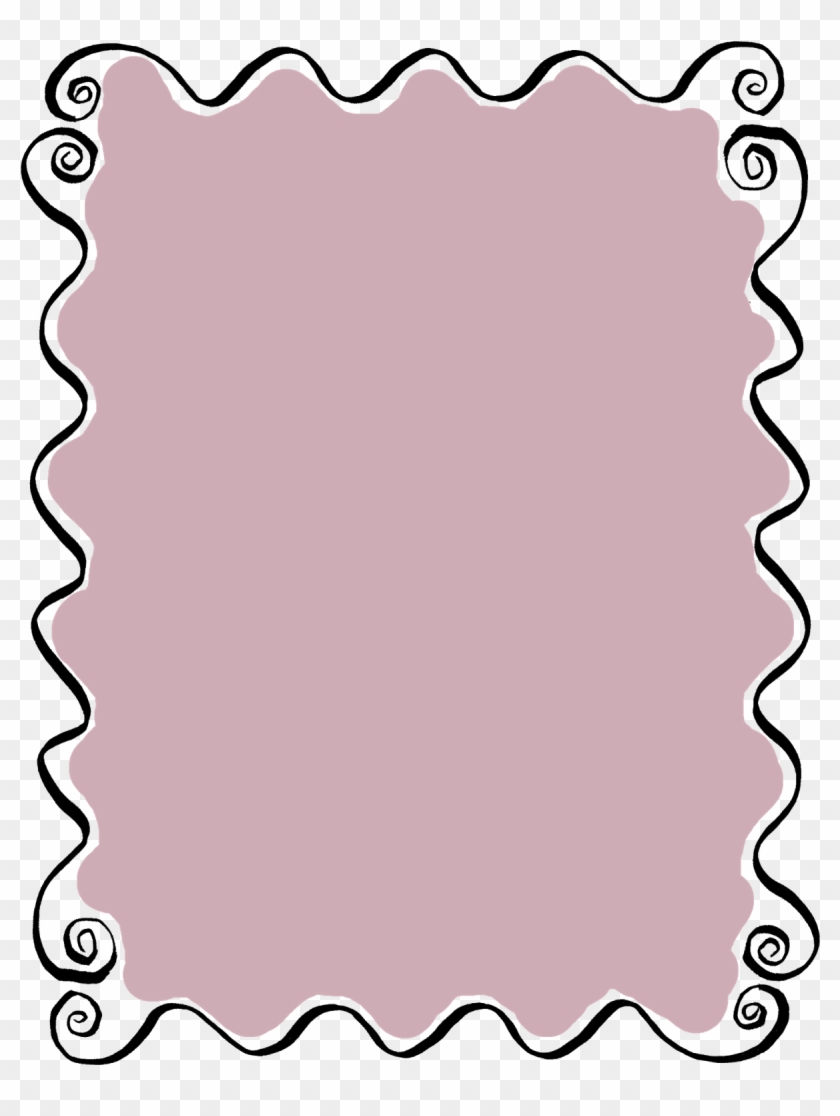 Clip Art Black And White The Graphics Monarch Printable - Frame Border Clipart - Png Download