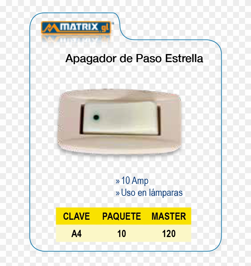 Apagador De Paso Estrella - Apagador De Escalera Clipart #3723239