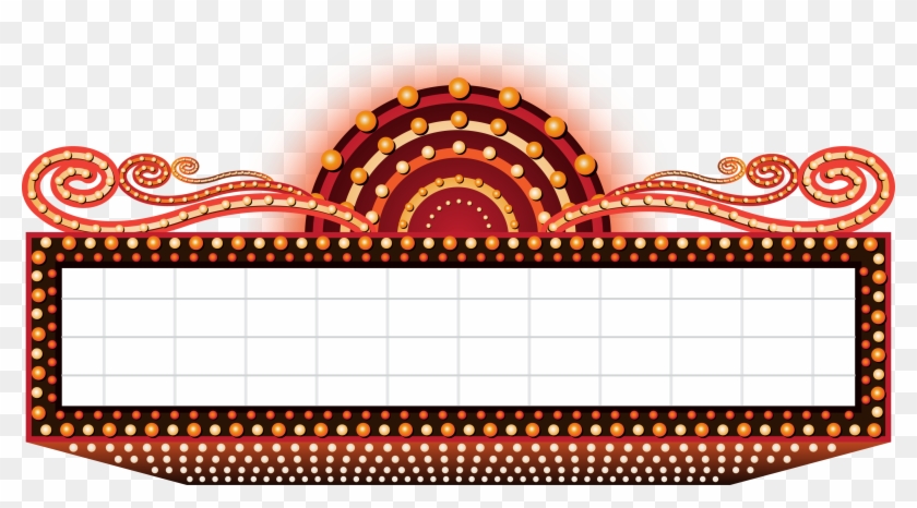 Royalty Free Cinema Royalty Free Clip Art Echo Scores - Transparent Theater Marquee Clipart - Png Download