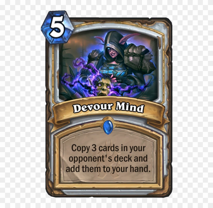 Devour Mind Card - Devour Mind Hearthstone Clipart