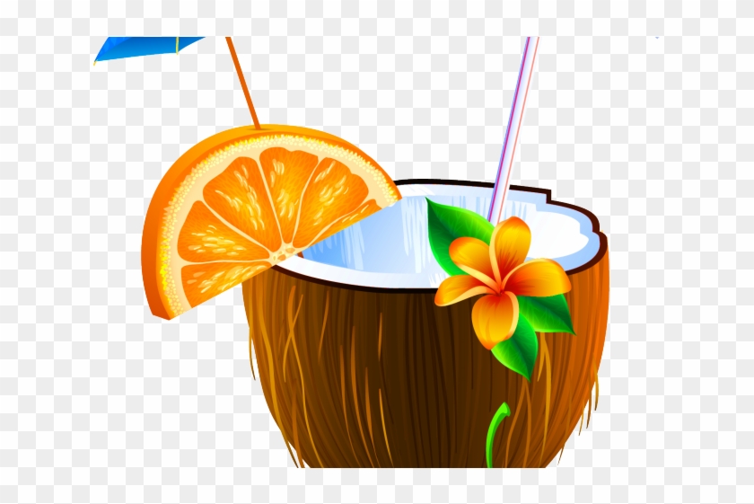Coconut Clipart Beach Drink - Buko Juice Clipart Png Transparent Png