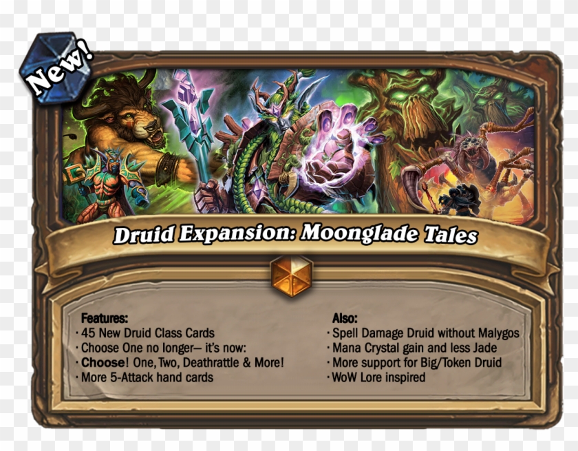 Choose One Has Been Too Limiting For Druid In The Past - Hearthstone Druid Cards Clipart #3723763