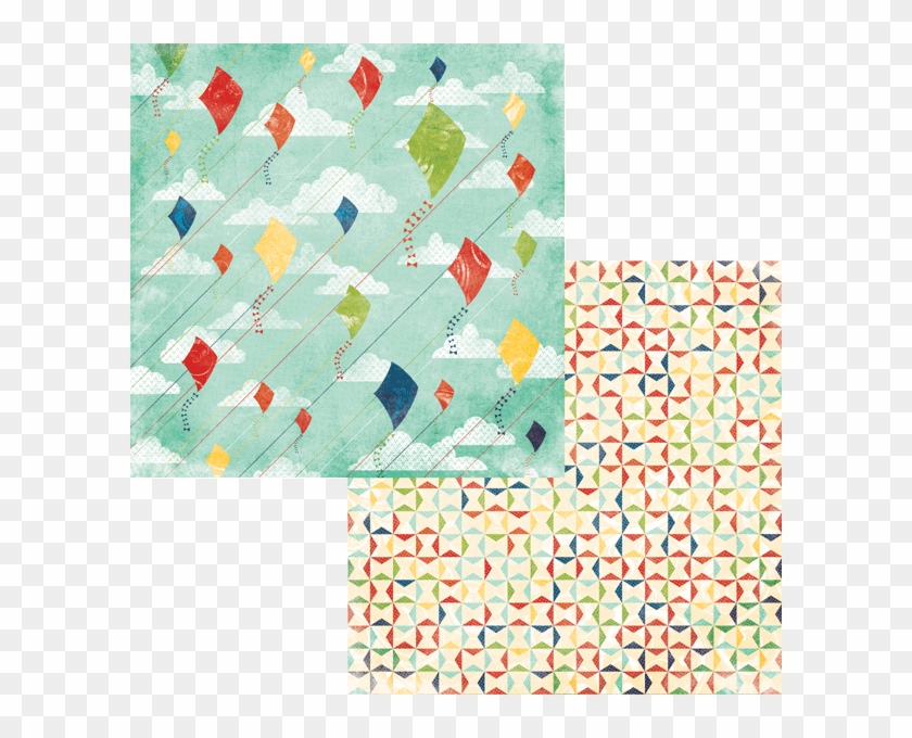 Child's Play Moxxie It's A Breeze 12x12 Scrapbook Sheet - Creative Arts Clipart #3723942