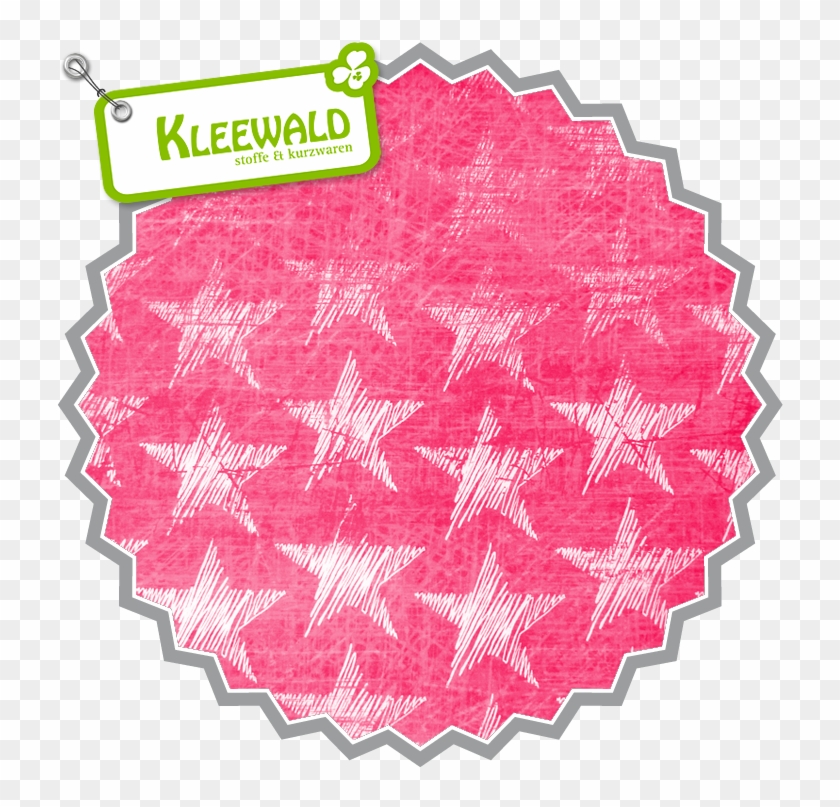 Chalk Star Pink / Bio-baumwolljersey Von Selia - Jersey Streifen Gelb Weiß Clipart #3724075