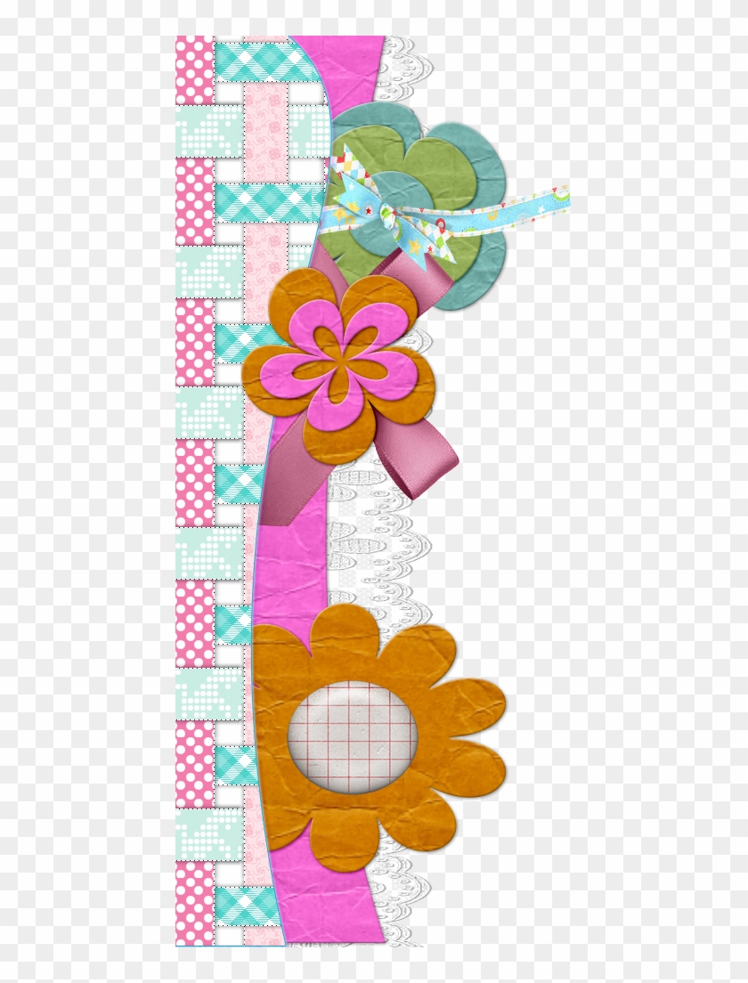 Primavera Cute Borders Scrapbook Borders, Scrapbook - Bordes Fondo Transparente Png Clipart