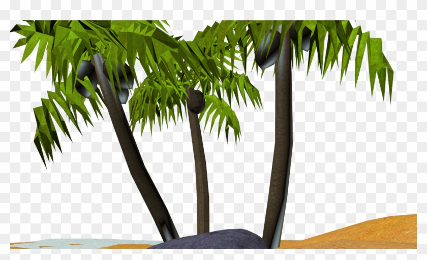 The Last Tree I Just Used A Simple Unwrap To Apply - Palm Tree Clipart