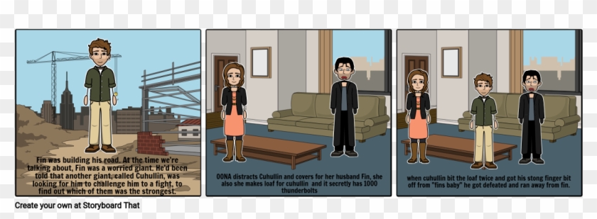 The Giants Wife - Cartoon Clipart