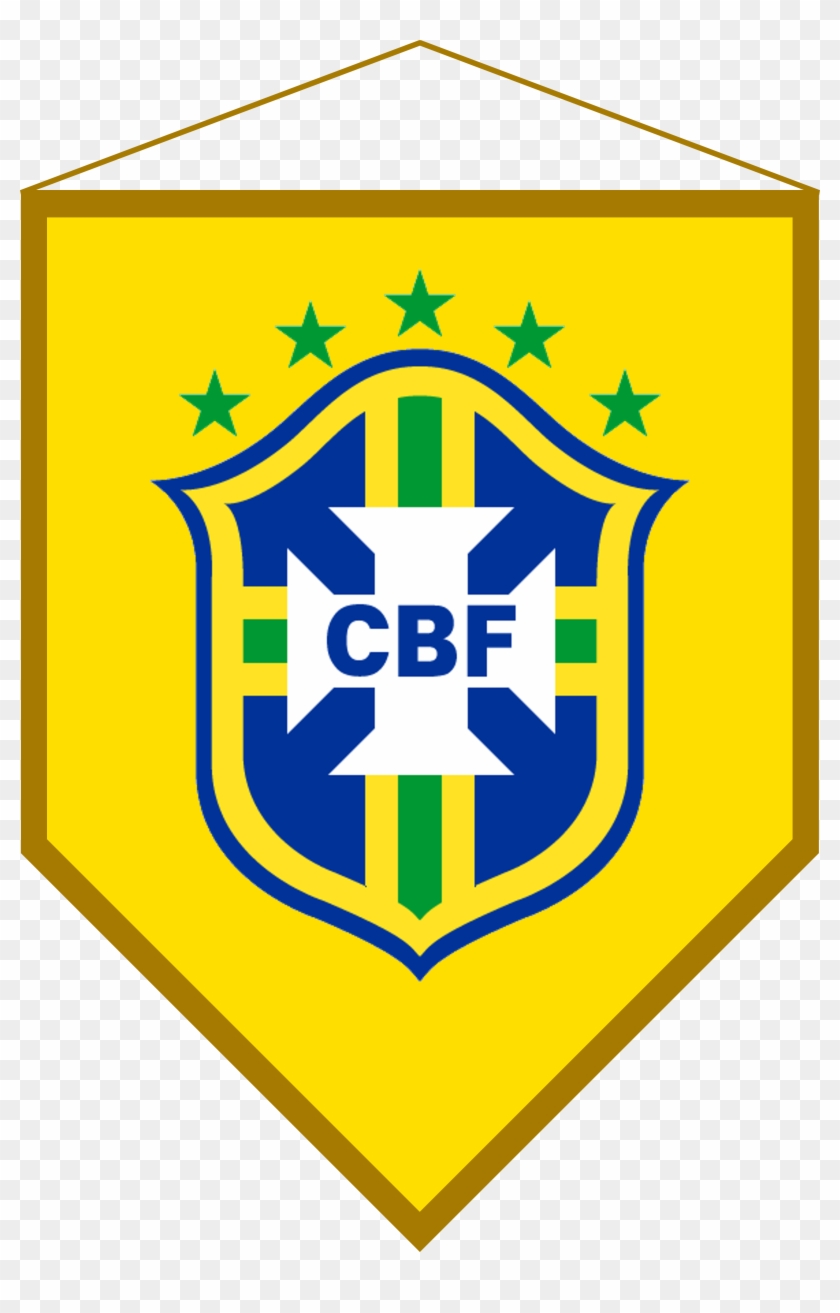 Logo Banderín Brasil - Escudo Do Brasil Para Dream League Soccer 2018 Clipart #3724856