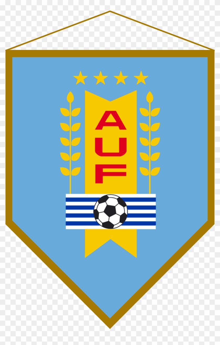 Logo Banderín Uruguay - Asociacion Uruguaya De Futbol Png Clipart