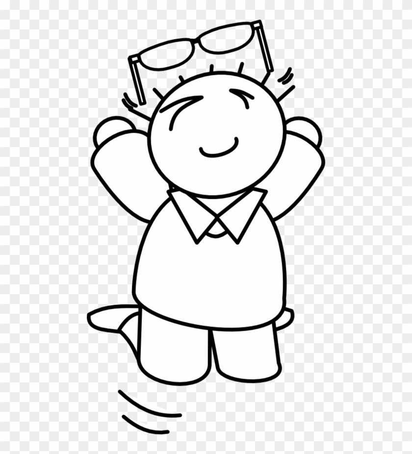 Clip - Jump Black And White Clipart - Png Download #3725181