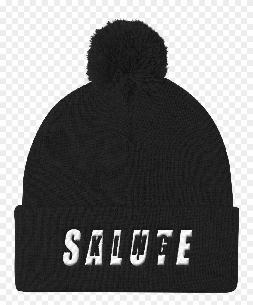 Salute King Pom Pom Knit Cap - Beanie Clipart #3725245