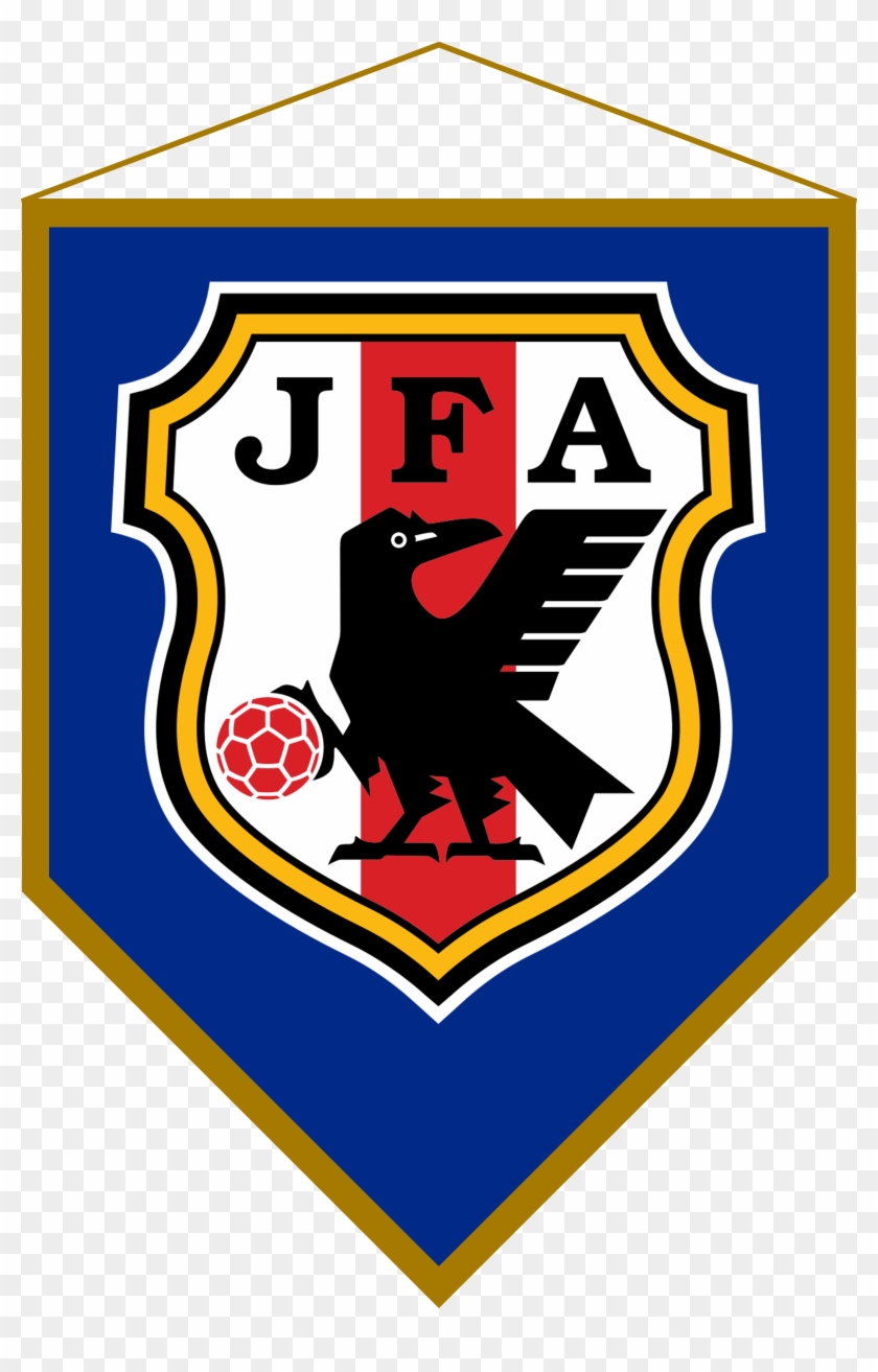 Logo Banderín Japón - Japan Football Association Png Clipart #3725342