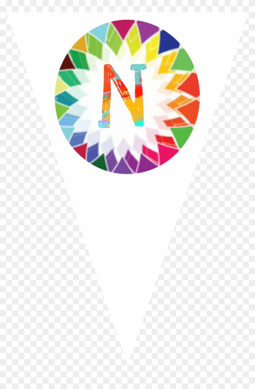 Banderin Sticker - Circle Graphic Clipart