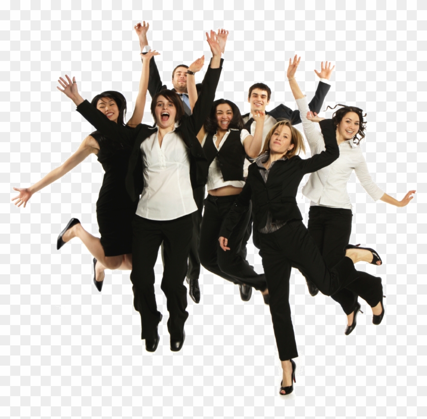 People Jumping Tp Cropped Clipart #3725474
