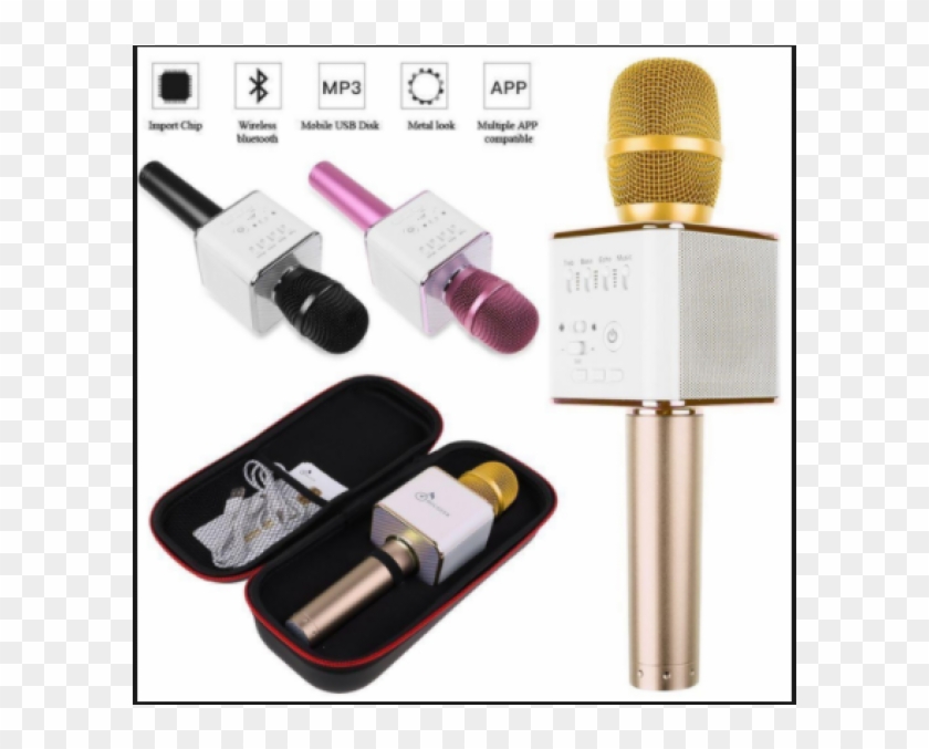 Q7 Magic Karaoke Microphone Phone Ktv Player Wireless - Mic Q9 Clipart