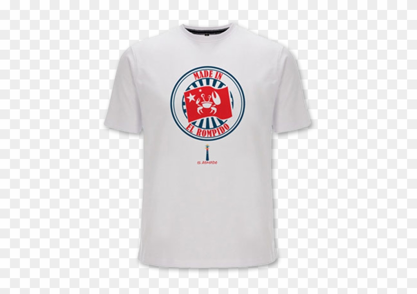 Camiseta Made In El Rompido Blanca - Active Shirt Clipart #3726520