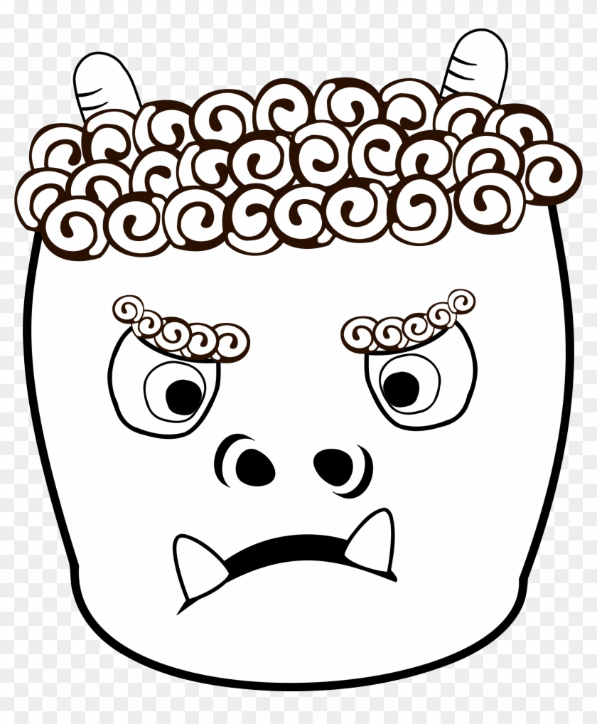 This Free Icons Png Design Of Oni - Japanese Art Vector Clipart Transparent Png