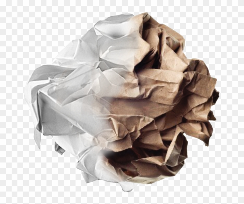 Hojas De Papel Arrugadas , Png Download - Hoja De Papel Arrugada Dibujo Clipart