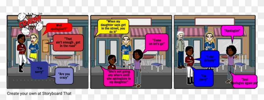 Side Walk Scene - Cartoon Clipart #3727292