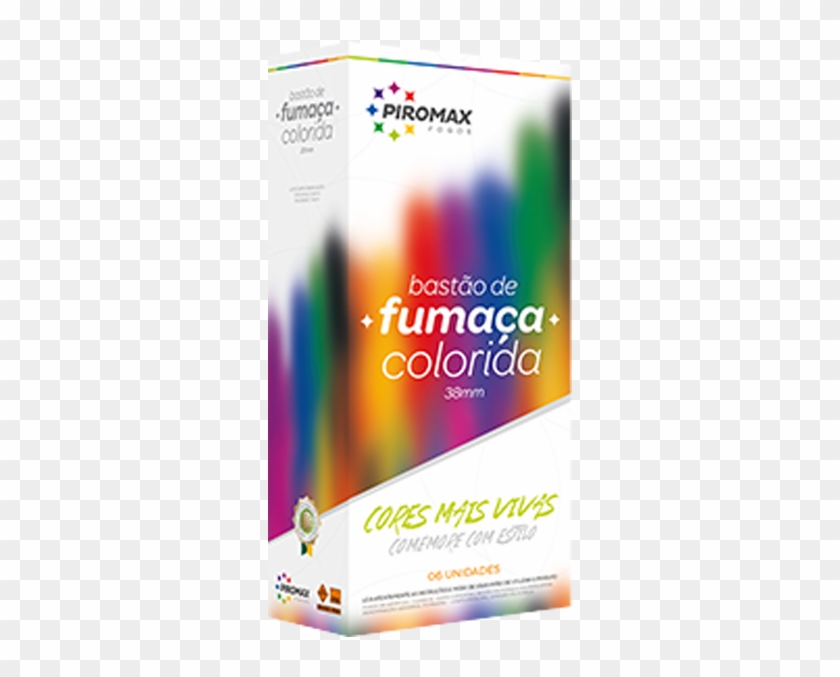 Bastão De Fumaça Colorida 38 Mm - Graphic Design Clipart #3727508